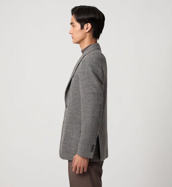 UNITED ARROWS「DI PRAY ブークレ シングル 3ボタン テーラードジャケット C‐MODEL」|テーラードジャケット|