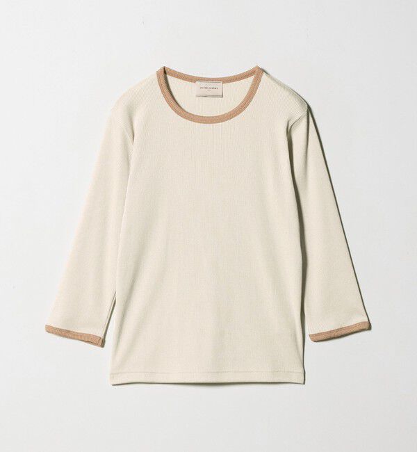 UNITED ARROWS「 リブ バイカラー パイピング カットソー」|Tシャツ・カットソー|