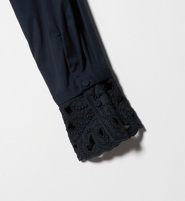 UNITED ARROWS「エンブロイダリー カラー シャツ ‐ウォッシャブル‐」|シャツ・ブラウス|