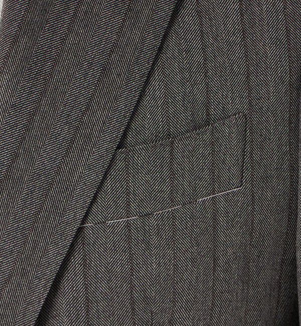 UNITED ARROWS「Vitale Barberis Canonico ヘリンボーン シングル3ボタン スーツ MC‐MODEL はっ水」|スーツ|