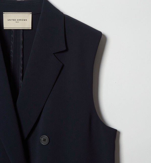 UNITED ARROWS「drapy テーラード ミドル ベスト」|テーラードジャケット|