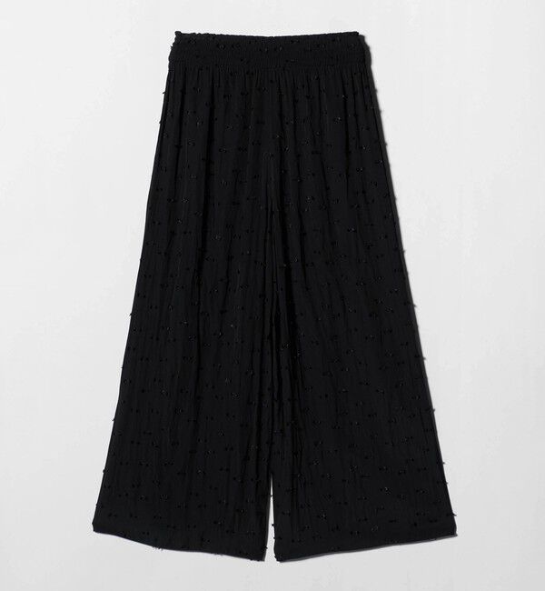 UNITED ARROWS「ドットカットジャガード イージー ワイド パンツ ‐ウォッシャブル‐」|チノ|