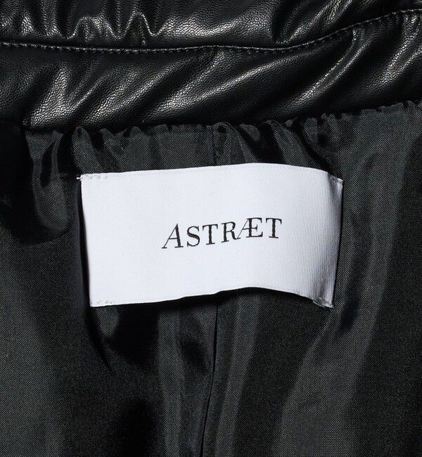 ASTRAET「＜ASTRAET＞レザーライク ジップ ショートブルゾン」|ブルゾン・スタジャン|