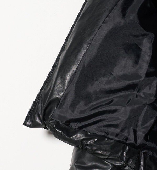 ASTRAET「＜ASTRAET＞レザーライク ジップ ショートブルゾン」|ブルゾン・スタジャン|