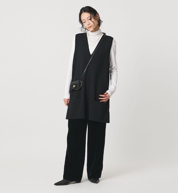 UNITED ARROWS「ベルベット イージー パンツ」|チノ|