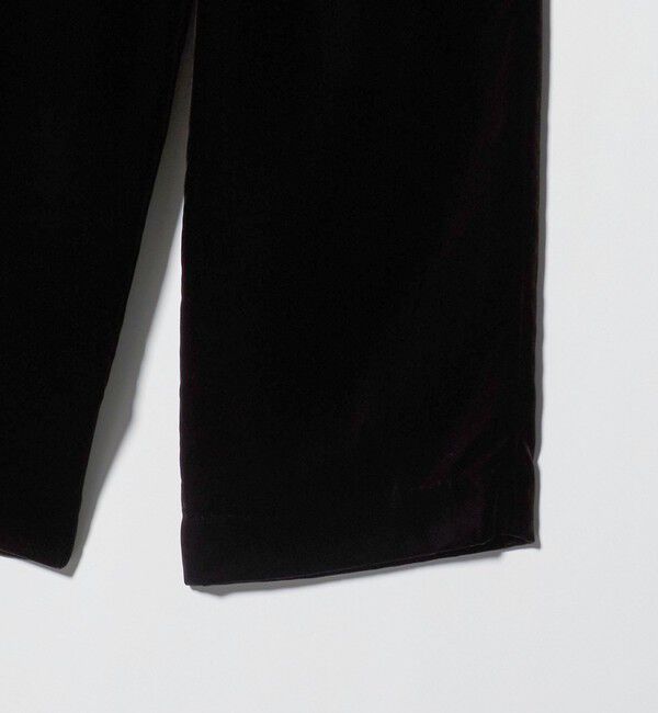 UNITED ARROWS「ベルベット イージー パンツ」|チノ|