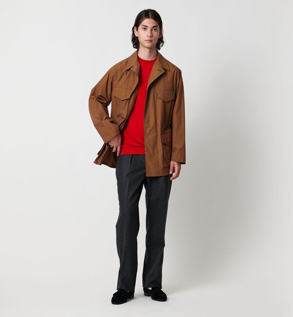 UNITED ARROWS「ライトメルトン ミリタリートラウザーズ」|スラックス|