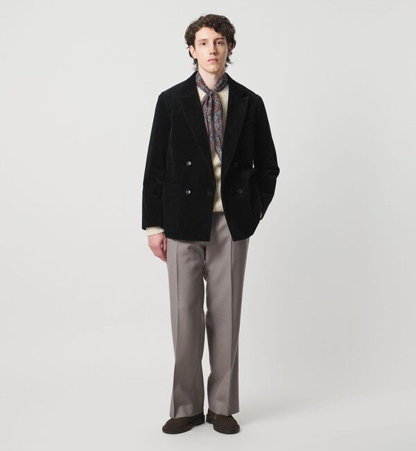 UNITED ARROWS「コーデュロイ オーディナリー 4ボタン ダブル ジャケット」|テーラードジャケット|