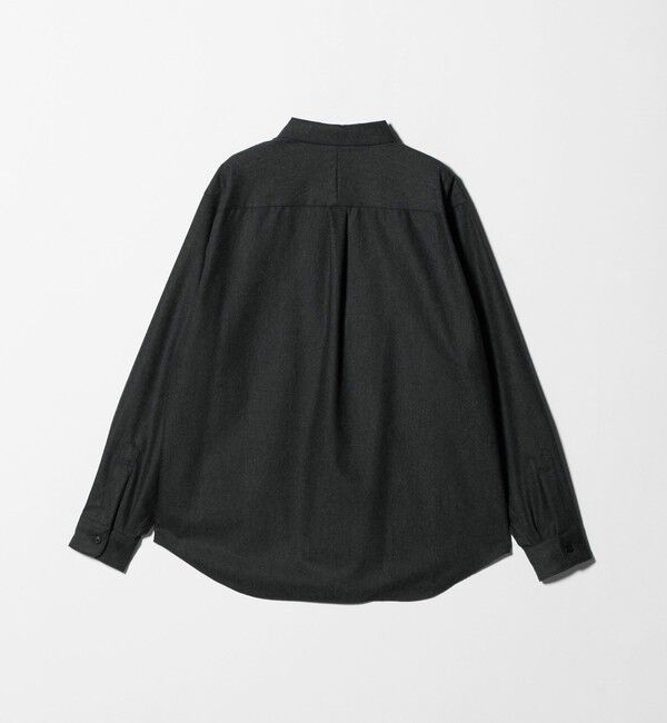 UNITED ARROWS「ライトメルトン ジップアップ オーバーシャツ」|シャツ・ブラウス|