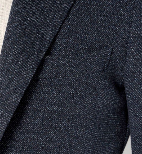 UNITED ARROWS「ツイル ジャージ シングル2ボタン テーラードジャケット COMFORT EASY‐MODEL」|テーラードジャケット|
