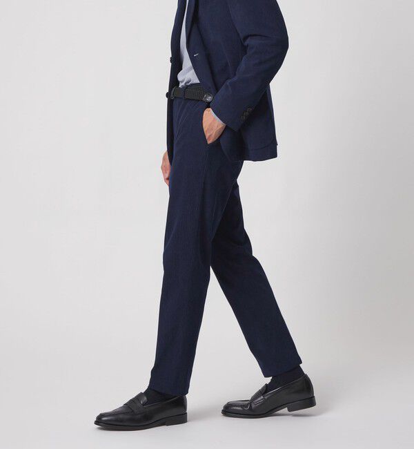 UNITED ARROWS「ライト コーデュロイ ノープリーツパンツ UA COZY ウォッシャブル ヨコストレッチ」|スーツ|