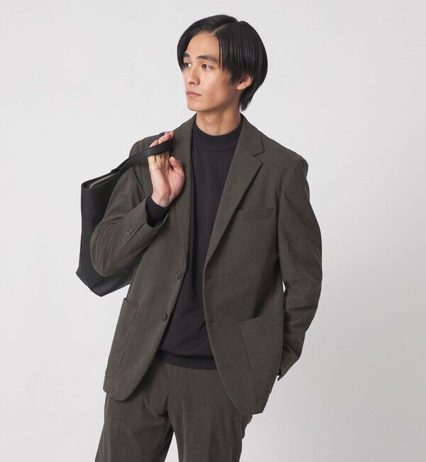 UNITED ARROWS「ライト コーデュロイ シングル 2ボタン テーラードジャケット UA COZY ウォッシャブル ヨコストレッチ」|スーツ|