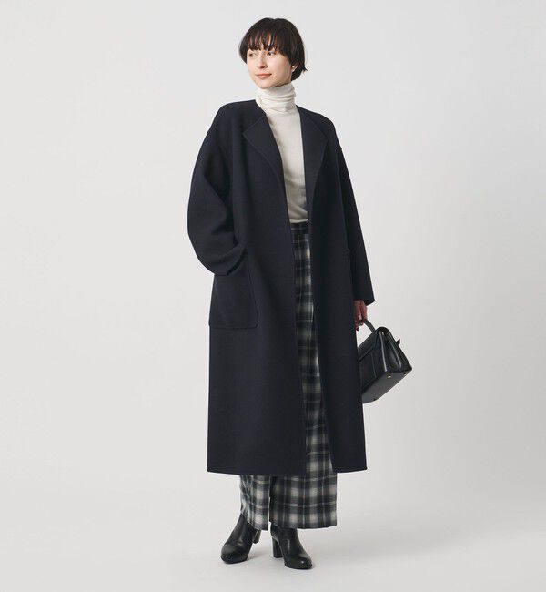 UNITED ARROWS「ウール リバー ロング コート」|ダッフルコート|