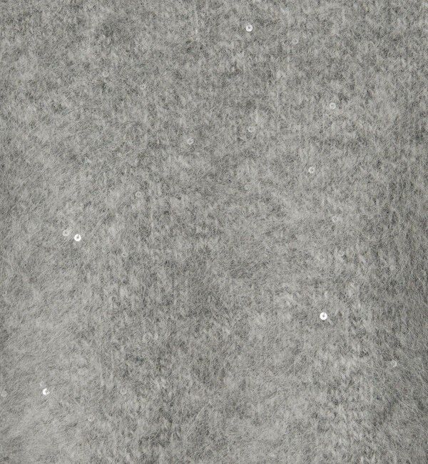 UNITED ARROWS「フォックスカシミヤ スパンコール クルーネックニット」|ニット・セーター|