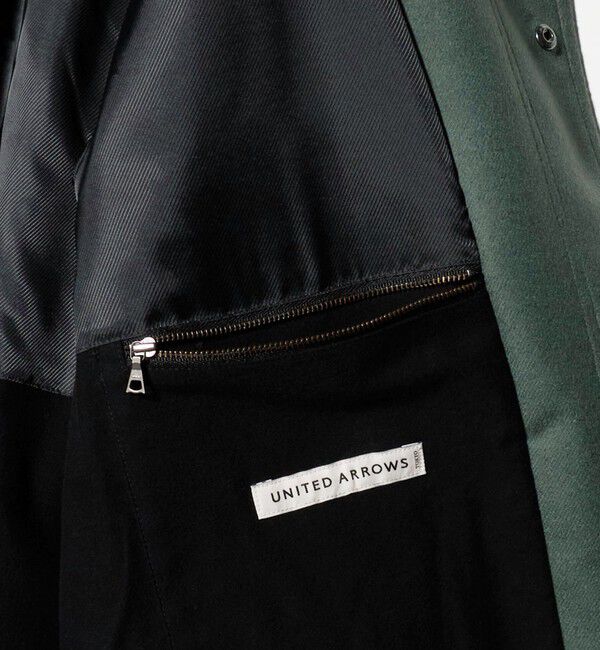 UNITED ARROWS「ウーステッドメルトン ミリタリーコート」|その他|