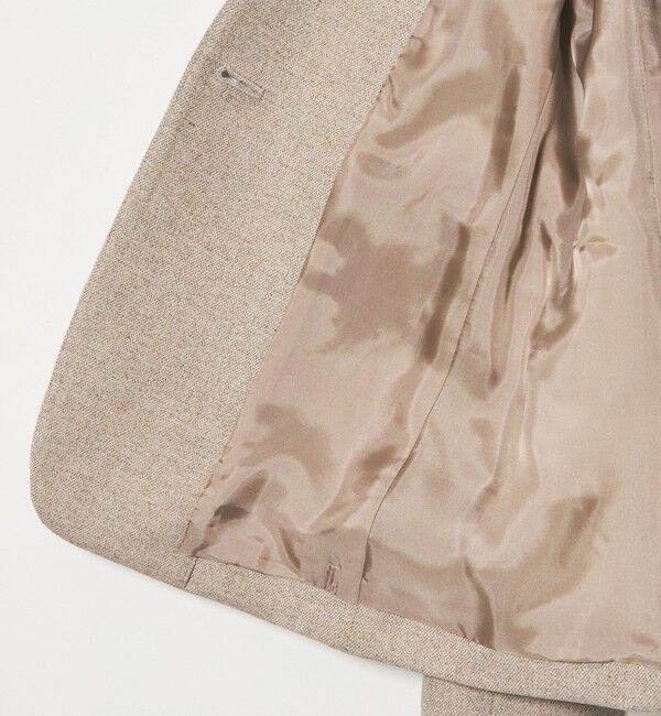 UNITED ARROWS「ツイードライク ノーカラージャケット」|ノーカラージャケット|