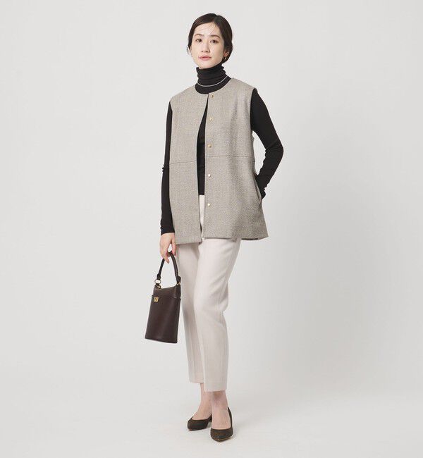 UNITED ARROWS「MOKU ３カラー ツイードライク ベスト」|ベスト・ジレ|