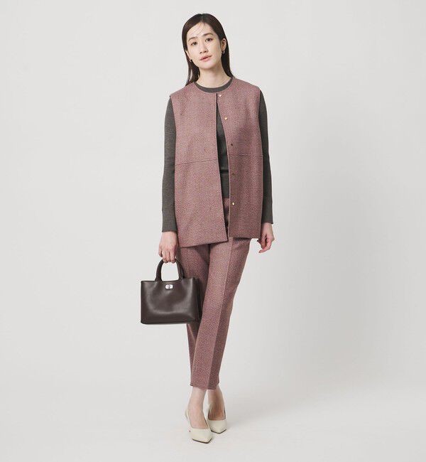 UNITED ARROWS「MOKU ３カラー ツイードライク ベスト」|ベスト・ジレ|