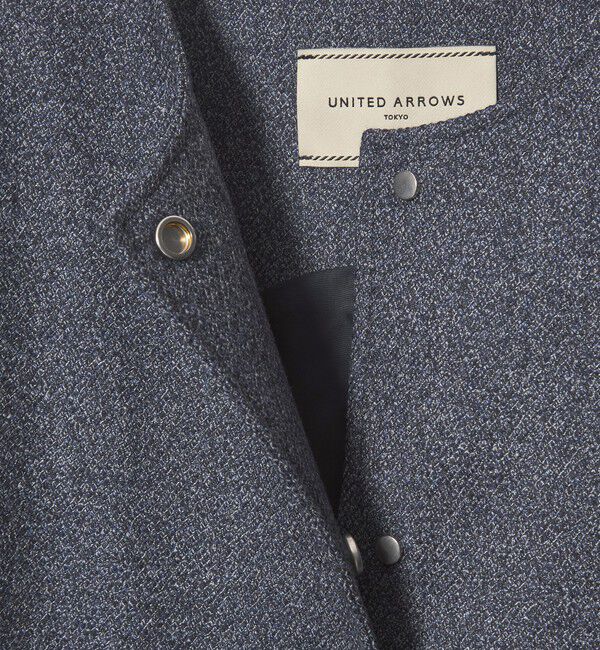 UNITED ARROWS「MOKU ３カラー ツイードライク ベスト」|ベスト・ジレ|