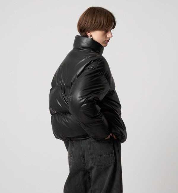 ASTRAET「＜ASTRAET＞レザーライク リバーシブル ダウンジャケット」|ダウン|
