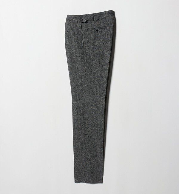 UNITED ARROWS「ヘリンボーンツイード 1プリーツ スラックス」|スラックス|