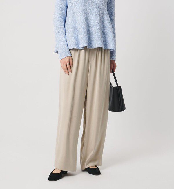 UNITED ARROWS「ドロスト イージーパンツ」|チノ|BEIGE