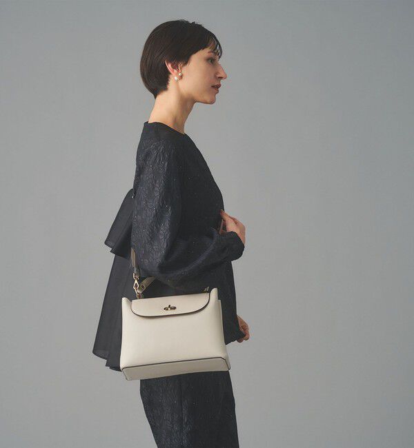 UNITED ARROWS「ダブルフェイス ワンハンドル バッグ」|ハンドバッグ|