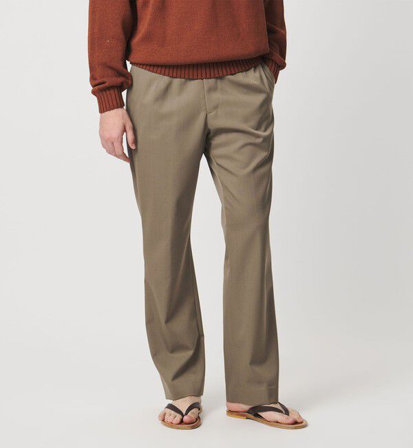 UNITED ARROWS「フォルムギャバジン モダン ストレート スラックス」|スラックス|