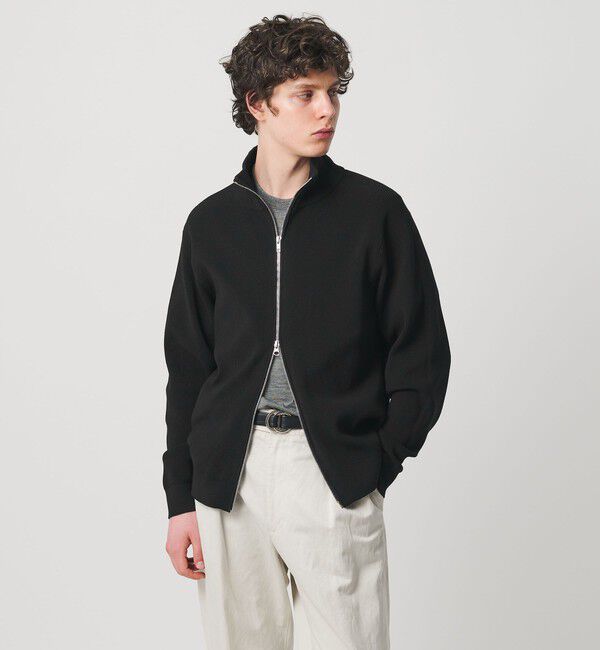 UNITED ARROWS「コットン/ポリエステル アゼ ドライバーズ ニット」|カーディガン|