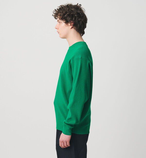 UNITED ARROWS「コットン/ポリエステル アゼ クルーネックニット」|ニット・セーター|