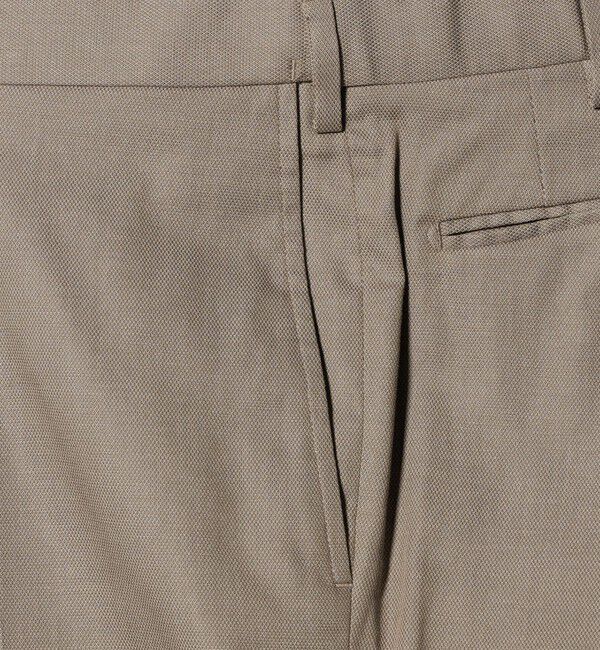 UNITED ARROWS「クールモーション ドビー サイドエクステンド ノープリーツスラックス COMFORT EASY‐MODEL　接触冷感　吸」|スラックス|