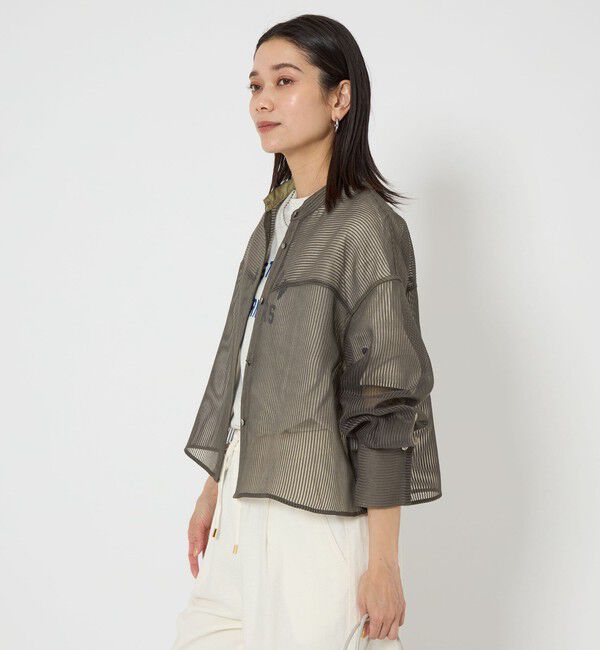 UNITED ARROWS green label relaxing「シアー コードレーン シャツ」|シャツ・ブラウス|