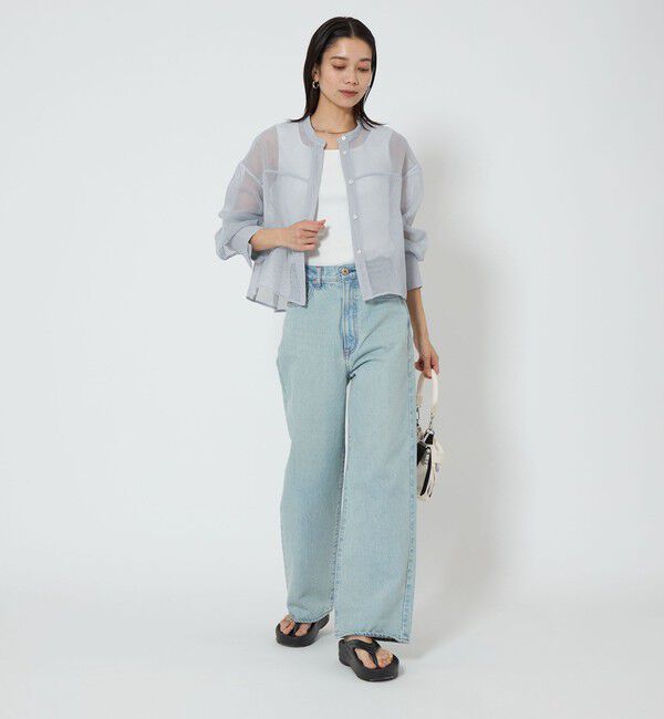 UNITED ARROWS green label relaxing「シアー コードレーン シャツ」|シャツ・ブラウス|