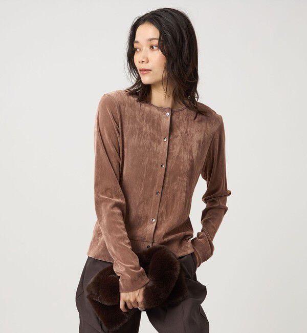 UNITED ARROWS green label relaxing「極みシアーフロッキーカーデ」|カーディガン|