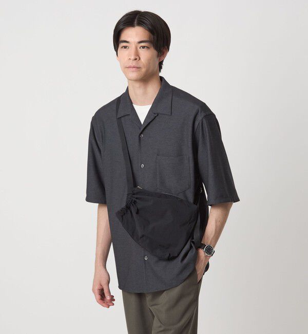 UNITED ARROWS green label relaxing「＜implres＞キンチャク ショルダーバッグ」|ショルダー・メッセンジャー|BLACK