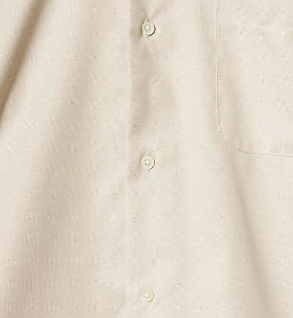 UNITED ARROWS green label relaxing「エブリット コットンオックス ソリッド スナップ ボタンダウン シャツ -イージーアイロン-」|シャツ・ブラウス|