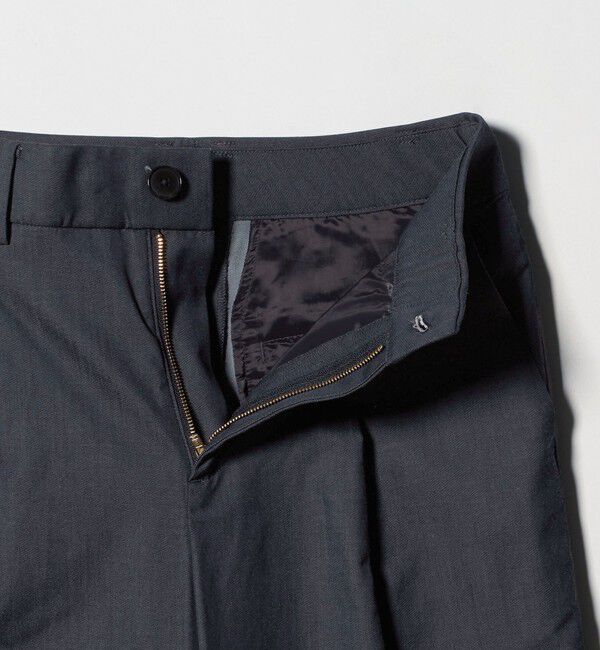 UNITED ARROWS green label relaxing「［size SHORT/TALLあり］キチントボトムス カバー ワイド パンツ シャンブレー」|スラックス|