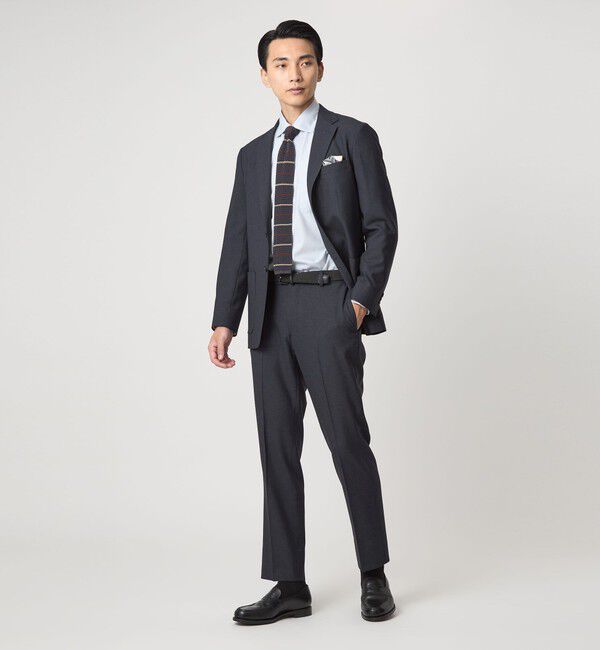 UNITED ARROWS green label relaxing「A+ ウールライク スタンダード イージー スラックス -ウォッシャブル・ストレッチ-」|スラックス|