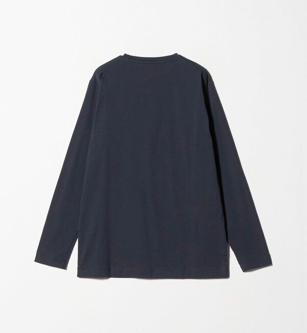 UNITED ARROWS green label relaxing「LONG FIBER COTTON クリア クルーネック 長袖 Tシャツ」|Tシャツ・カットソー|