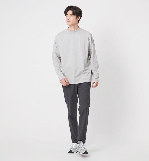 UNITED ARROWS green label relaxing「【WEB限定】JUST fit デイリーモック 長袖 Tシャツ -吸水速乾・抗菌-」|Tシャツ・カットソー|