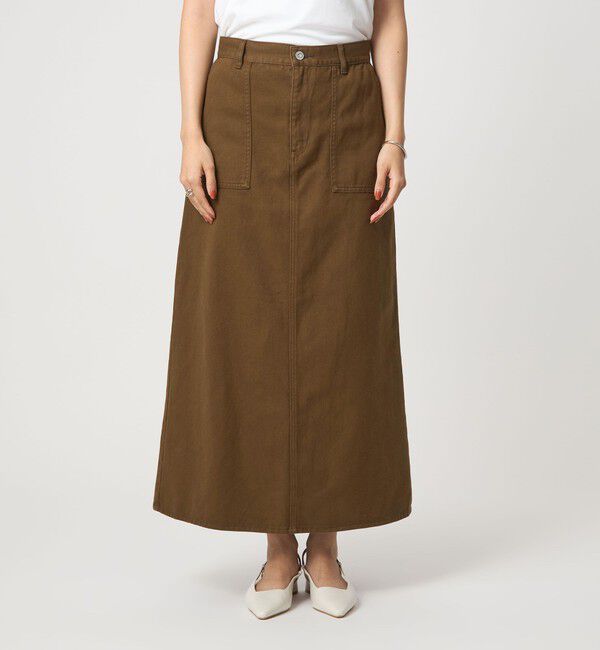 UNITED ARROWS green label relaxing「デニム スカート」|台形|