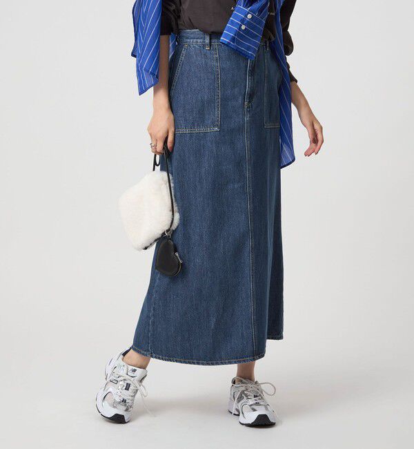 UNITED ARROWS green label relaxing「デニム スカート」|台形|