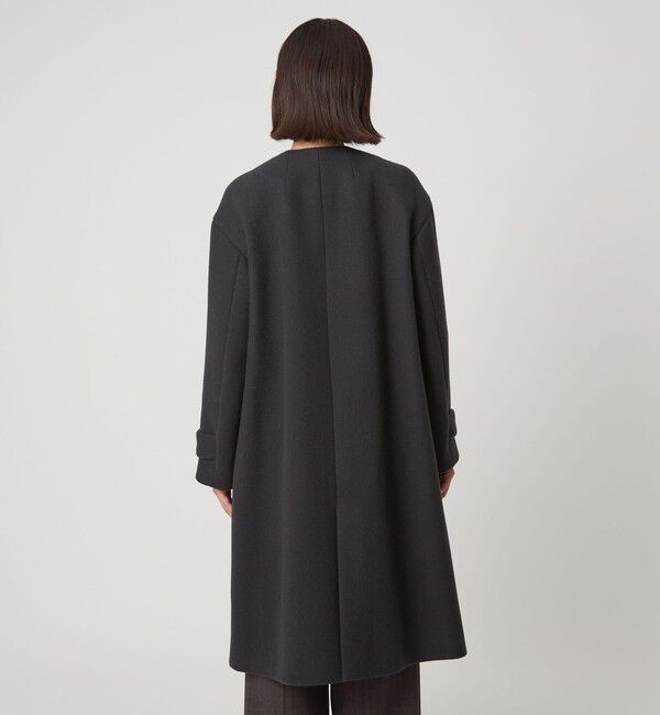 UNITED ARROWS green label relaxing「［size SHORTあり］SENTDALE WOOL セントデールウール ノーカラー コート」|ノーカラーコート|