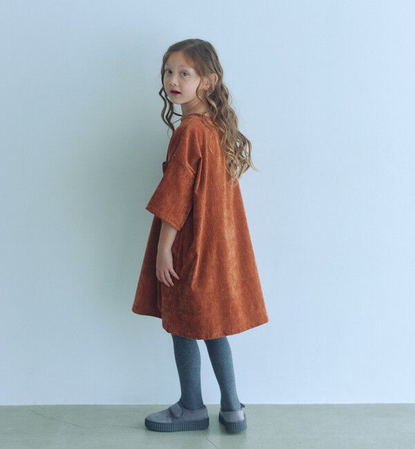 UNITED ARROWS green label relaxing「ビッグポケット ボックス ワンピース / キッズ  120cm-160cm」|ワンピース|