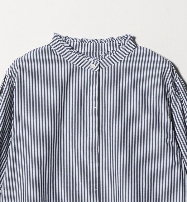 UNITED ARROWS green label relaxing「ニットベスト&times;フリルネック ブラウス」|シャツ・ブラウス|