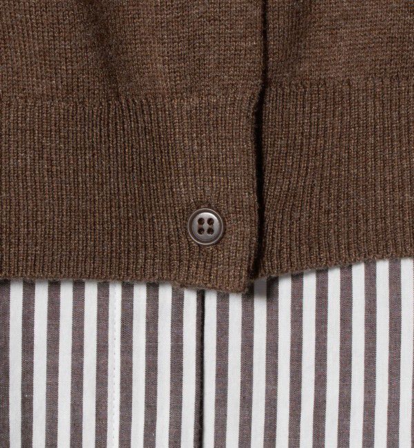 UNITED ARROWS green label relaxing「ニットベスト&times;フリルネック ブラウス」|シャツ・ブラウス|