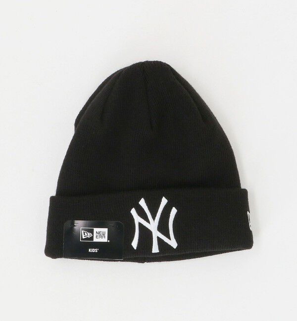 UNITED ARROWS green label relaxing「＜NEW ERA＞ベーシック カフ ニット帽 / MLB / キッズ  」|ニット帽|BLACK