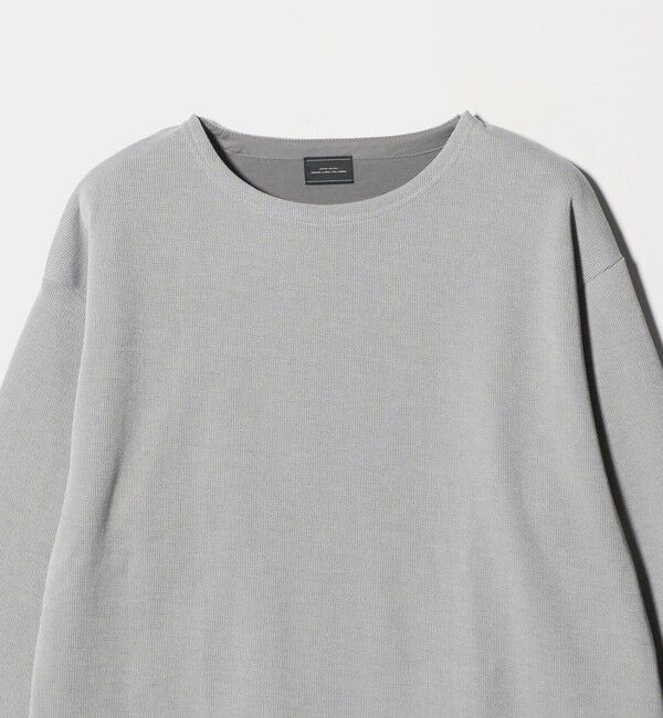 UNITED ARROWS green label relaxing「ハーフゲージ ダブルフェイス ノーカラー カットソー」|Tシャツ・カットソー|