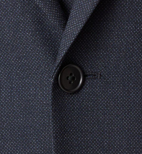 UNITED ARROWS green label relaxing「A+ TWPU バーズアイ 2B スリム ジャケット -ウォッシャブル・ストレッチ-」|テーラードジャケット|