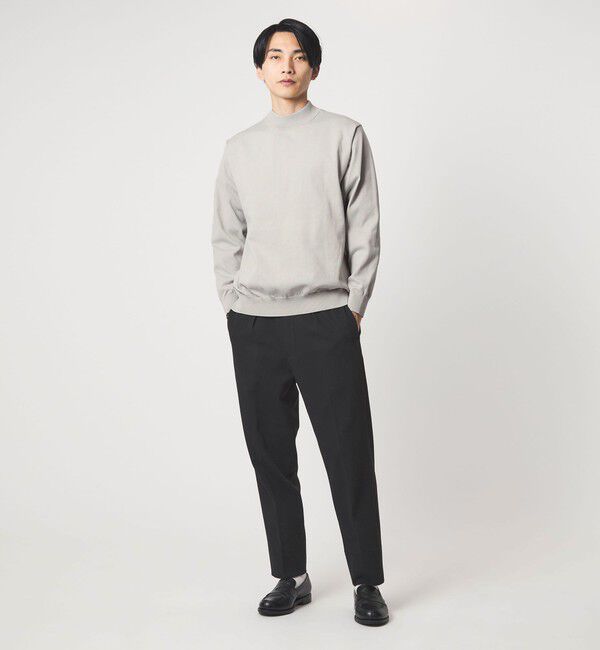 UNITED ARROWS green label relaxing「A+ ポリエステル モックネック ニット -ウォッシャブル-」|ニット・セーター|